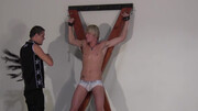 Blonde boy plays obedient for his master in dirty BDSM kinks