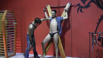 Ryann Ruckers and Justin Martinez are having BDSM fun