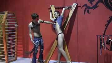 Ryann Ruckers and Justin Martinez are having BDSM fun