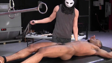 Wearing a mask while having his way with his boy toy