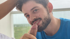 Bearded boyfriends work their big dicks in sensual webcam perversions