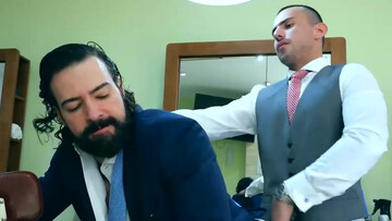 Bearded man endures hefty cock down the ass after special blowjob