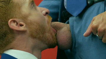 Office activities for the horny Leander and Shane Jackson