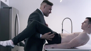 Lustful boy sucks cock before letting it damage his tight ass