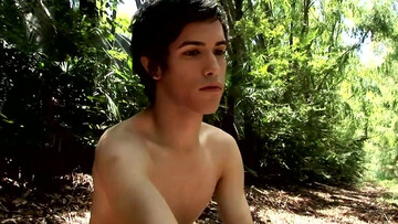 Filming the petite guy while he prepares to have sex