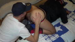 Holding the camera and recording the two horny men