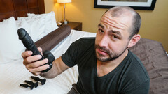 Jizz on the body of a hairy jock after screwing and toying