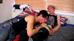 Rhys Casey lets Austin Ellis gets on top of his big dick