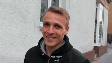 Tattooed Czech lover worships the cock in insane manners