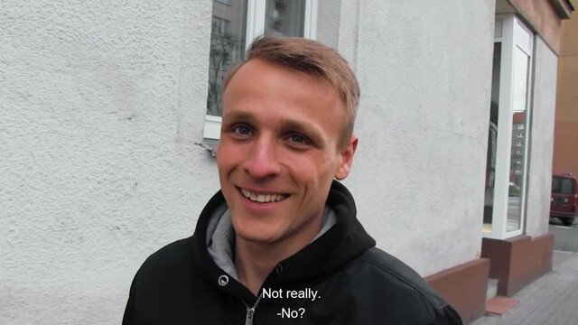 Tattooed Czech lover worships the cock in insane manners