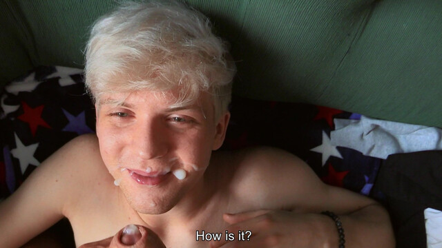 Erotic bareback anal for a blonde teen after he gives insane head