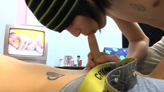 Gay emo twinks fuck in doggy style during a live cam show