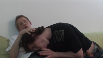 Twinks switch places in a wonderful gay blowjob mix