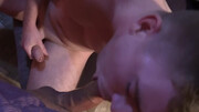 Blonde lover handles cock in erotic manners until sperm pops on his face