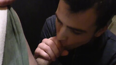 Nude lover tries it from behind after he sucks the cock like a pro