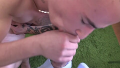 Nude bloke soaks the cock in his mouth ahead of letting it damage his ass