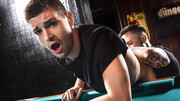 Strong anal on the pool table for Johnny Rapid & Jordan Levine