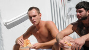 College blokes get intimate by the beach in amazing XXX