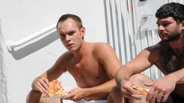 College blokes get intimate by the beach in amazing XXX