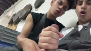 Latino boys tape themselves trying naughty blowjob kinks