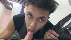 Latino boys tape themselves trying naughty blowjob kinks