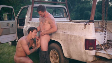 Outdoor sex with Jayden Marcos and Andrew Delta