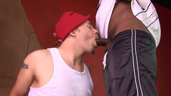 Billy Dewitt worships black dick like a good whore
