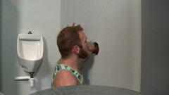His face can't get enough cock in public