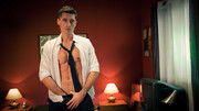 Jay Roberts strips in a room while waiting for Dato Foland