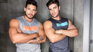 Hung Latinos Daniel Montoya and his partner Alejo Ospina