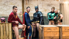 Justice League members take a break to have an orgy