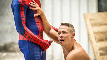 Spiderman's latest anal scene with provocative gaping