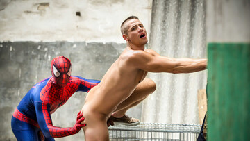 Spiderman's latest anal scene with provocative gaping