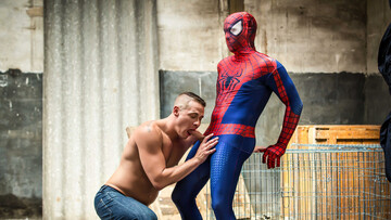 Spiderman's latest anal scene with provocative gaping