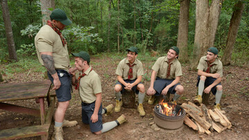 Scouts spend their time exploring butt holes not nature