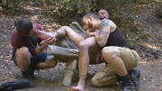 Max Cameron plays submissive in outdoor maledom kinks