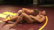 Alex Adams faces Doug Acre in the final wrestling match