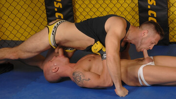 MMA dudes fucking and pinning and dominating