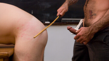 Dominant professor punishes his bully student