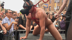 Hardcore BDSM party needs some public promotion