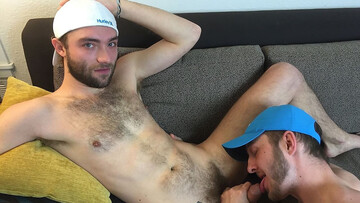 Dudes with sexy beards sucking and fucking