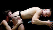Young lad grants naked boyfriend raw doggy style anal pleasure