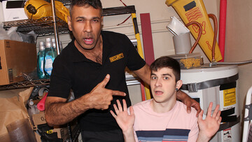 Young boy filmed in amateur scenes putting hard inches in his tight holes