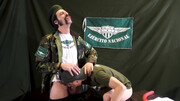 General's meaty cock pleasured by a soldier