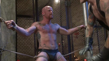 Christian Wilde dominating a very cocky older slave