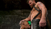 Submissive Buck Wright gets dicked by Riley Mitchell