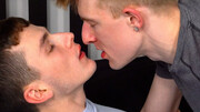 Lovely boys combine missionary with doggy style in a flawless kink