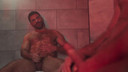Bathhouse hardcore with beefy horny dudes