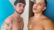 Erotic shower and a good fuck by Adrián Andrés and Jaciel O