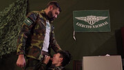 Artistic anal scene with two dudes in uniforms